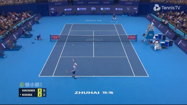 2023ATP珠海赛F 卡恰诺夫vs西冈良仁