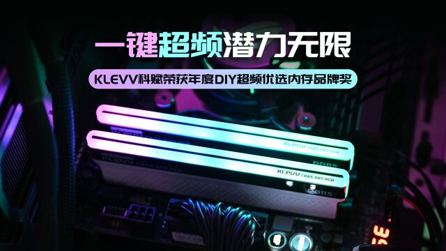 一键超频潜力无限 KLEVV科赋荣获年度DIY超频优选内存品牌奖