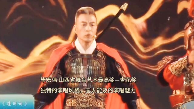 毕宏伟演唱的《凉州词》独特的演唱风格,无人能及的歌声!