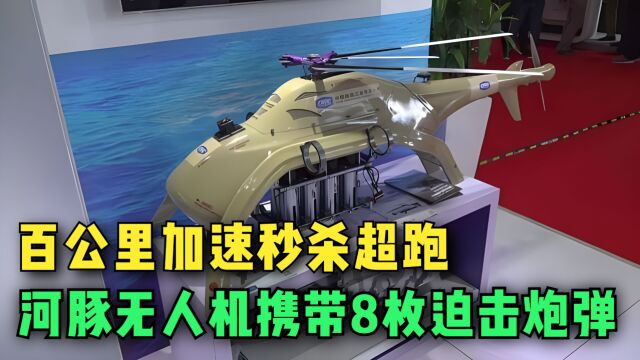 国产河豚无人机有多强?可携带8枚迫击炮弹,百公里加速秒杀超跑