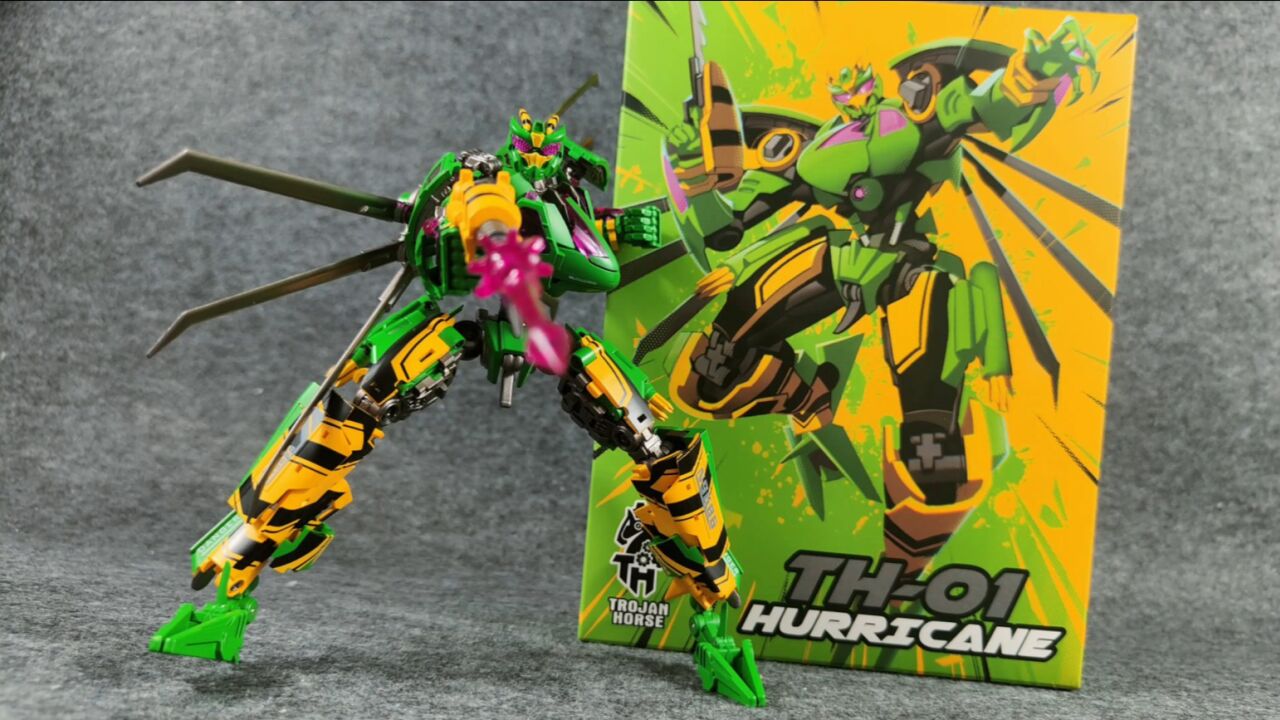 小木马工作室 变形金刚 飓风黄蜂直升机