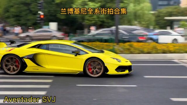 兰博基尼全系街拍合集,超跑界的颜值霸主,同价位你