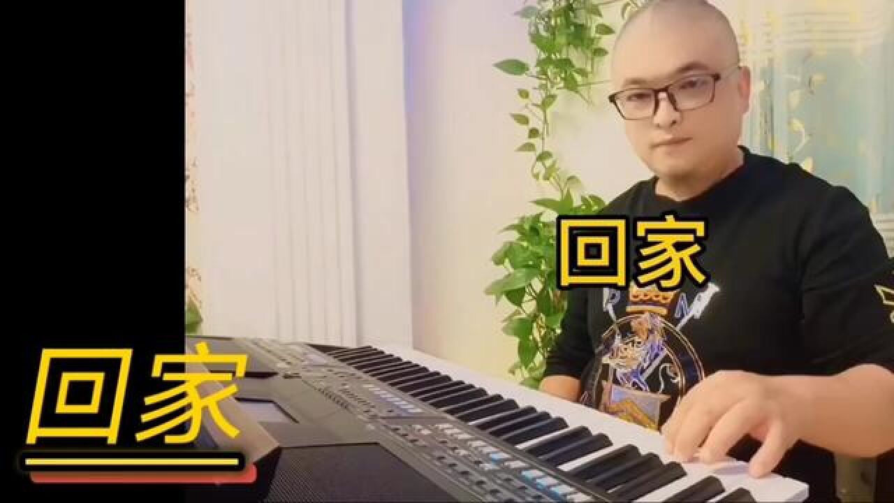 回家电子琴演奏图片