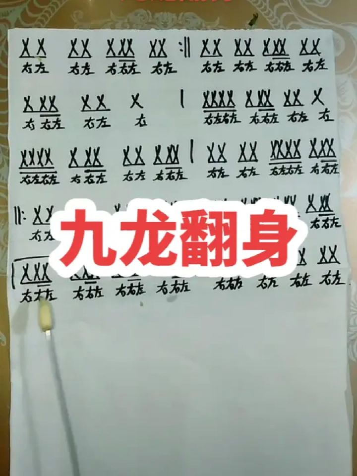 帮老铁扒的九龙翻身鼓谱分享给大家喜欢的双击加关注转发保存谢谢#非
