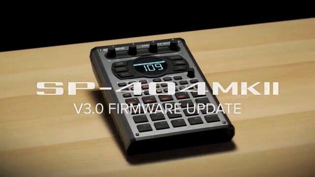 Roland SP404MKII V3.0 Update Overview