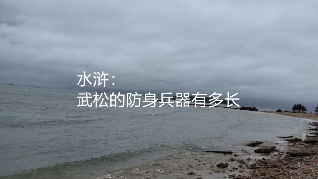 水浒:武松的防身兵器有多长