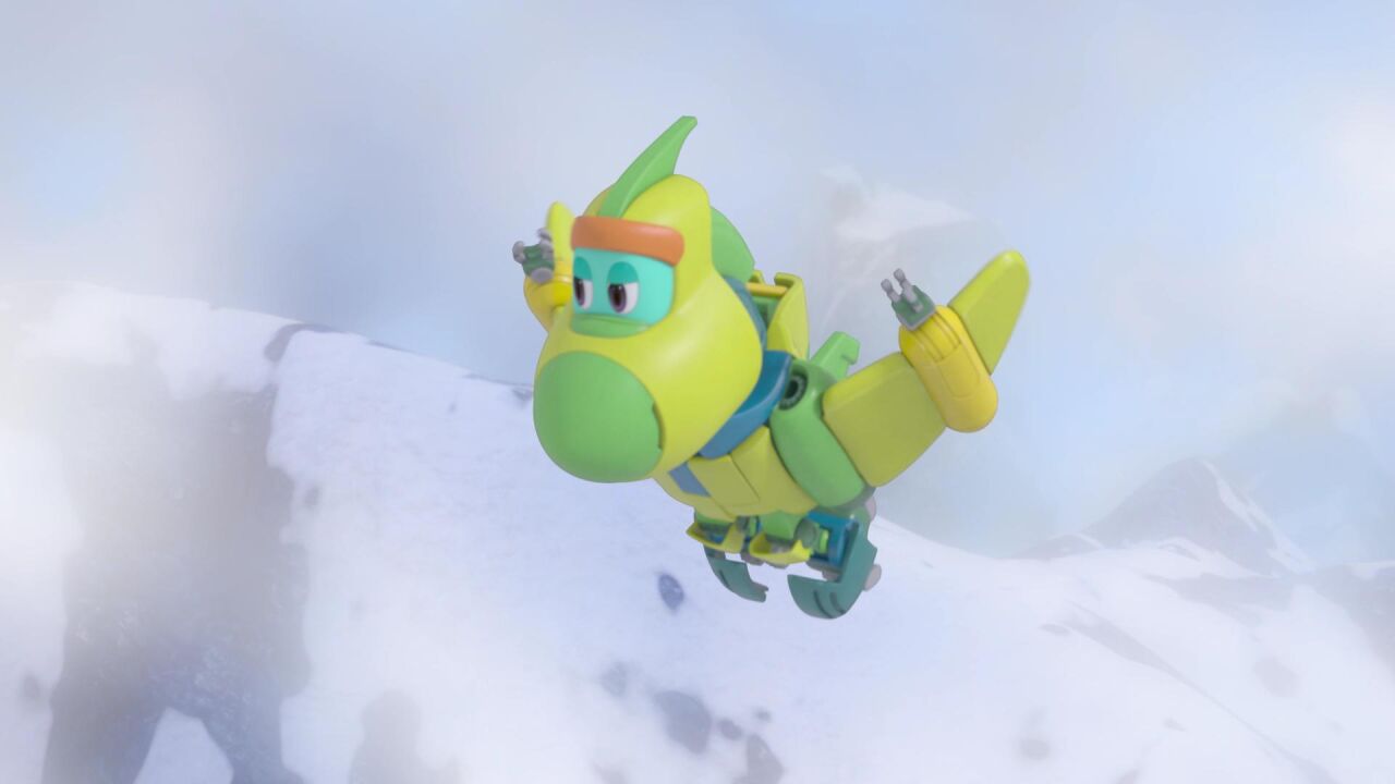 帮帮龙探险先锋1角色篇:飞行侦查员乐乒超级机甲升级!