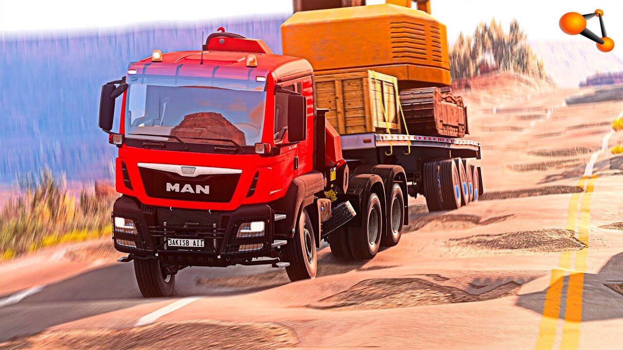 【beamng】汽车vs坑洼道路