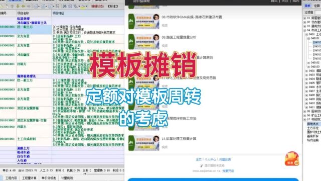 模板摊销问题在定额中的体现,为什么模板1平方的梁,消耗量只有0.24?