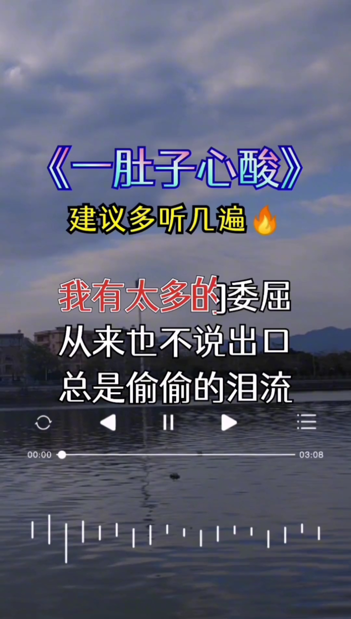 五妹音乐#伤感音乐#一肚子心酸#说不出的或许都在歌里#只有经历过的