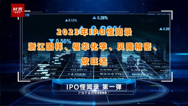 2023年IPO怪闻录,浙江国祥福华化学欣旺达贝隆精密一案奇过一案