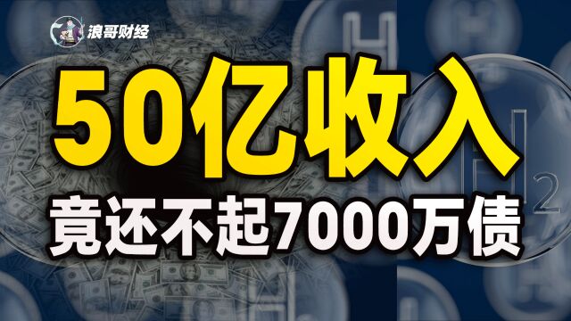 50亿收入,还不起7000万债?这种上市公司可得小心