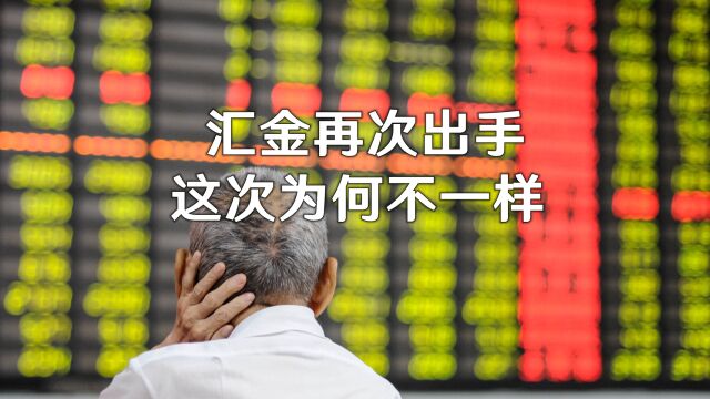 汇金再次出手!这次为何不一样?