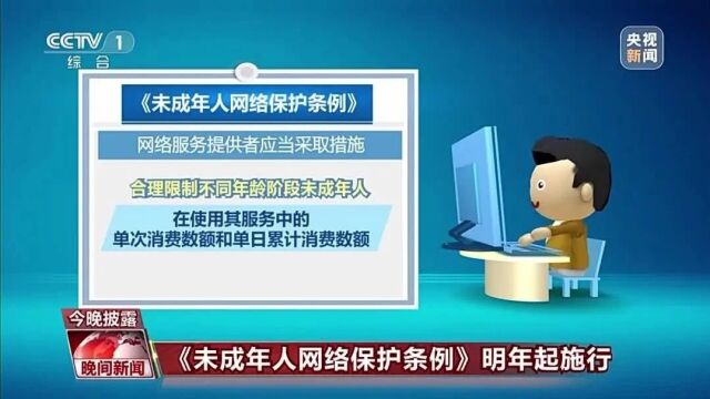 【关注】明年实施的这部《条例》 如何保护未成年人网络安全?