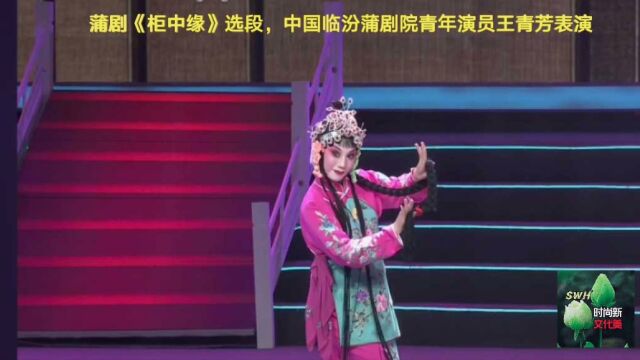 蒲剧《柜中缘》选段,中国临汾蒲剧青年演员王青芳表演