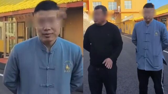 男子外带香上供被寺里员工拦住,质疑男子的香不安全:你这香爆不爆炸?