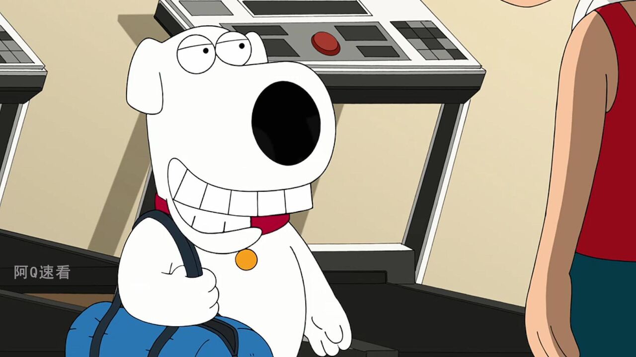 恶搞之家:布莱恩凭借假牙成了销冠,阿q被它恩将仇报