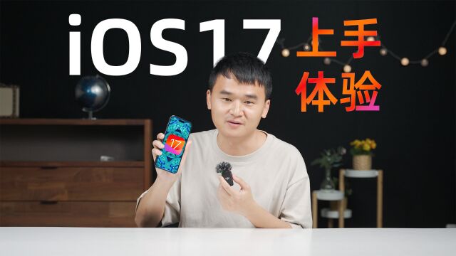 iOS 17 上手体验!母公司技术又下放了???