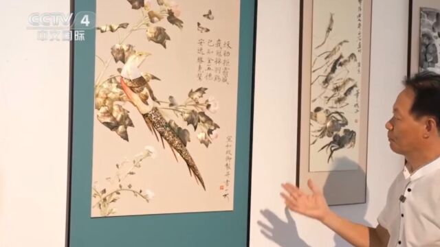 把名画用平潭贝雕得方式,展示出来,成品十分精美让人惊叹不已