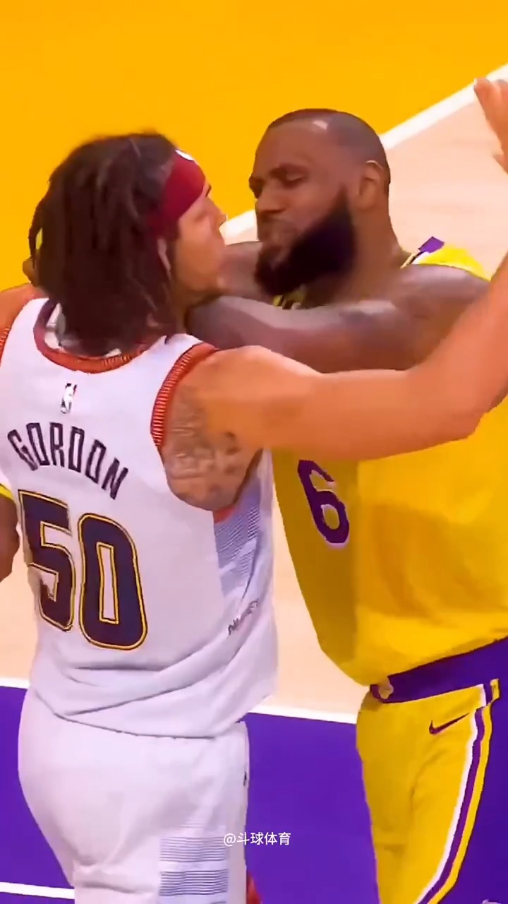 詹姆斯和戈登冲突 #nba.