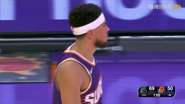 2023/24赛季NBA常规赛：马刺 VS 太阳 全场回放