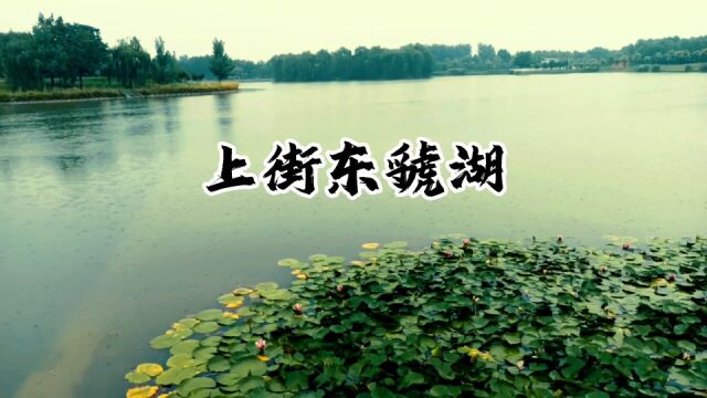 郑州市上街区东虢湖,因生态环保水系结合历史东虢城故址的所建