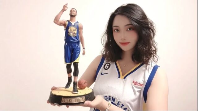 FaceFunky 库有引力 NBA球星 金州勇士队 斯蒂芬ⷥ𚓩‡Œ 1/6雕像