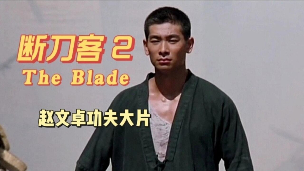 《断刀客》2集 赵文卓与熊欣欣巅峰对决,刀法快到无法看清