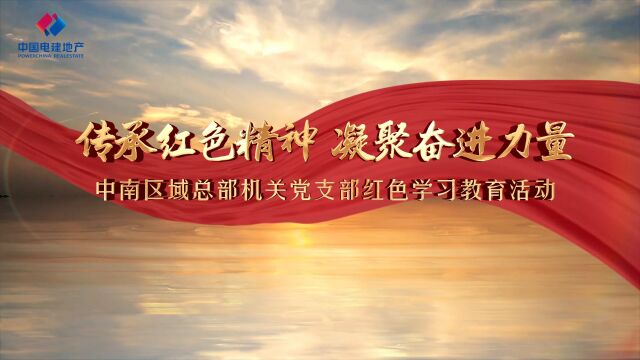 中南区域总部机关党支部开展红色学习教育活动