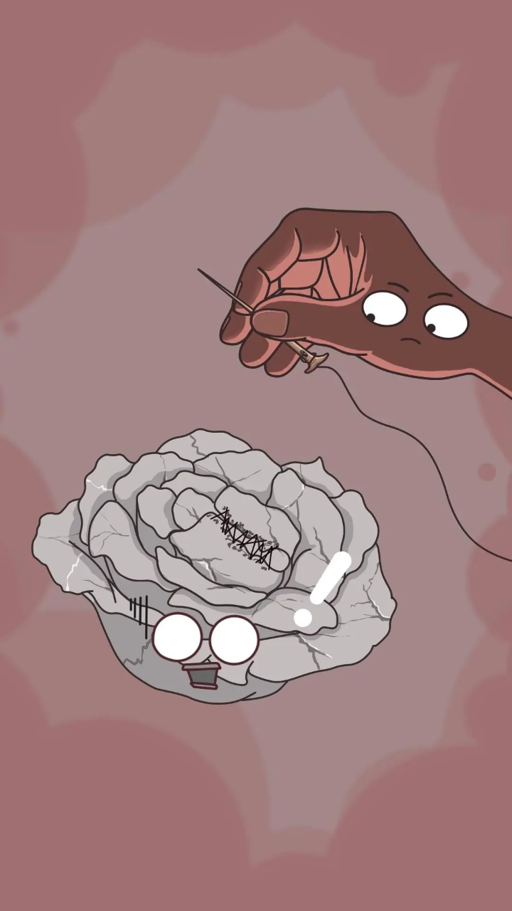 要在撕裂-愈合过程中反复 #割礼