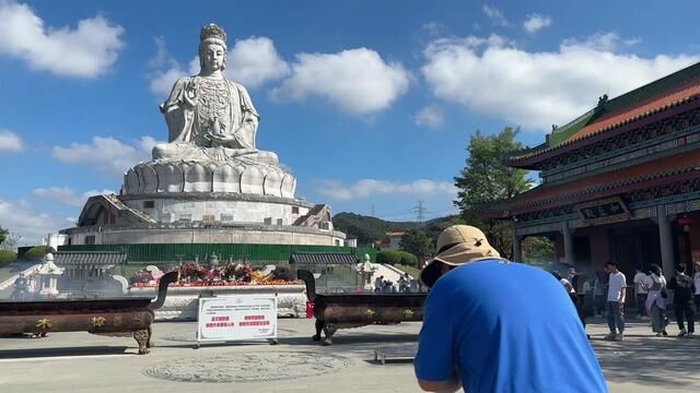 总要来趟东莞观音山吧!遇一方净土 点三柱清香 让心之所愿 皆有所成#总要来趟东莞观音山吧 #打卡东莞观音山 #姻缘福地观音山