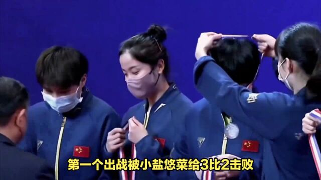 U15日本女团夺冠,小王曼昱亚青赛夺冠