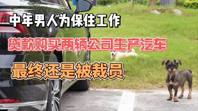 中年男人为保住工作 贷款购买两辆公司生产汽车 最终还是被裁员