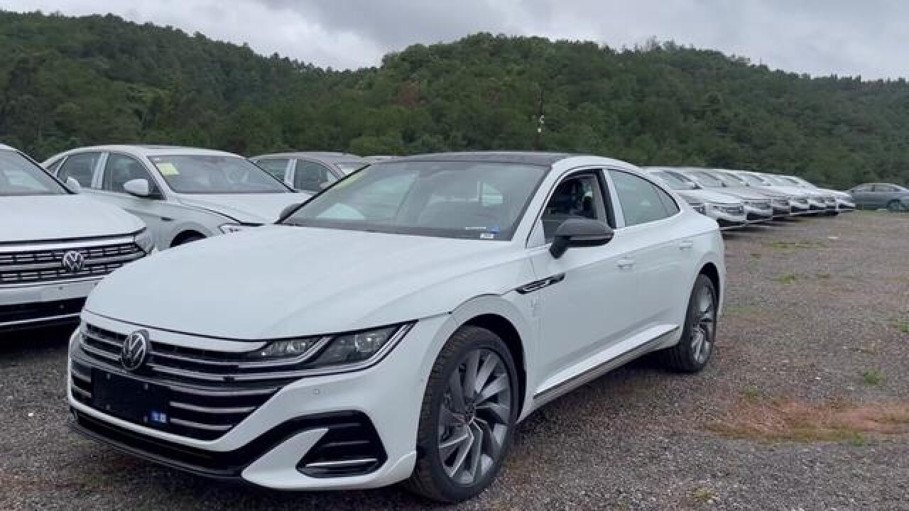 23款cc 380夺目,配置还不错 #大众cc