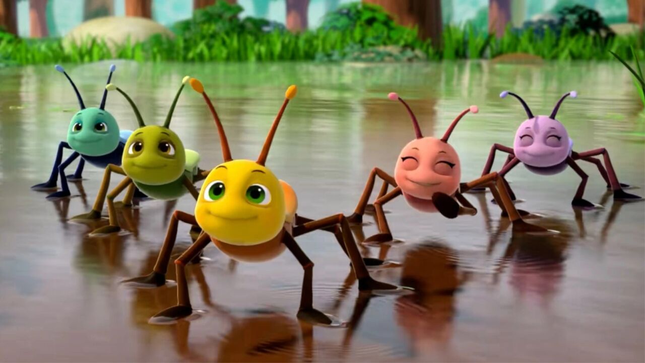 水黾,昆虫家族里唯一住海面的物种,热心帮助萌鸡小队去郊游