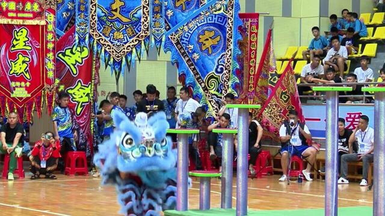 2023年广东省龙狮争霸赛中国湛江站湛江市遂溪县河头麒麟醒狮团9.10分#醒狮#龙狮文化#南狮#台上一分钟台下十年功_高清1080P在线观看 ...
