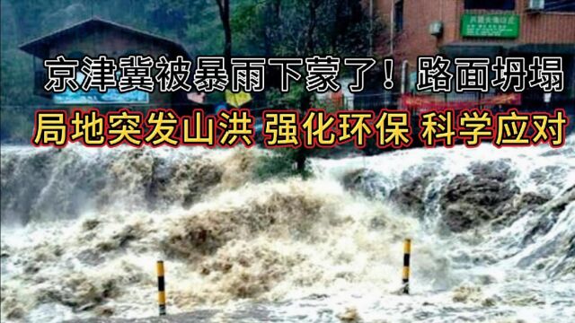 京津冀地区遭遇了一场罕见的暴雨袭击,