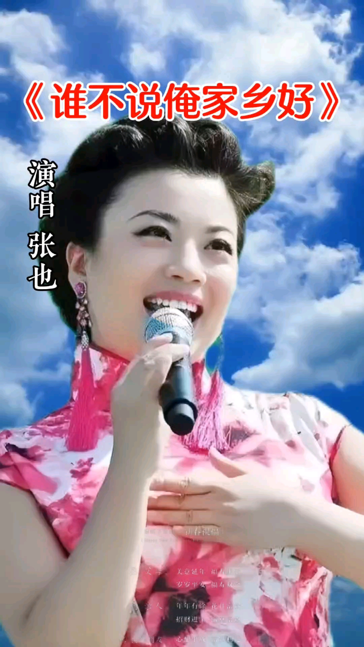 张也演唱《谁不说俺家乡好》