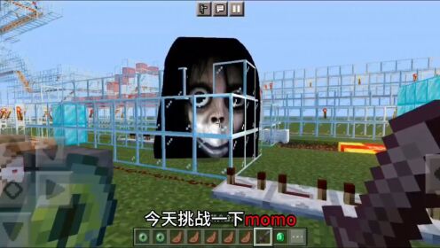 今天挑战一下momo#我的世界