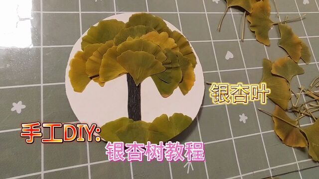 手工DIY:银杏树教程