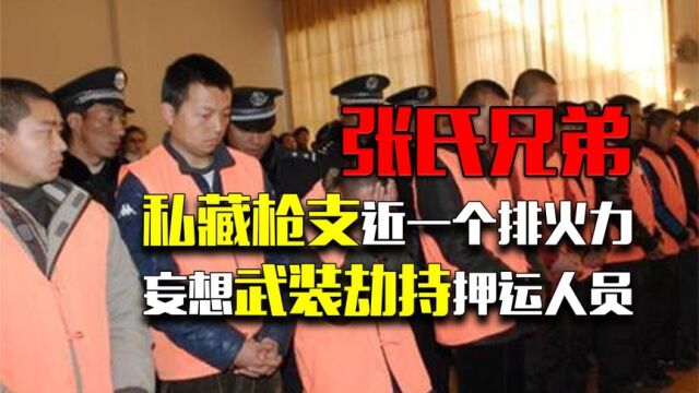 黑龙江张氏兄弟,私藏枪支近一个排火力,妄想武装劫持押运人员