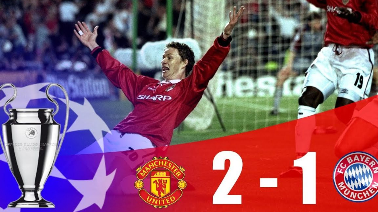 重温经典:欧冠决赛奇迹之夜,曼联2-1拜仁上演世纪逆转!