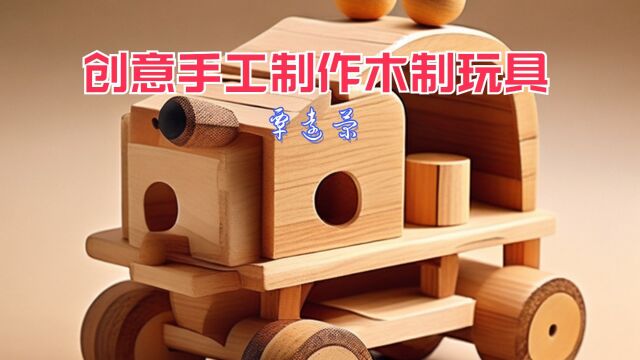 创意手工制作木制玩具