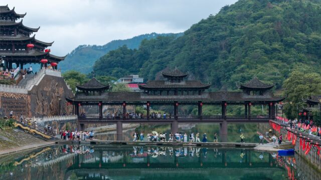 隐匿在湖南西部深处的绝美墨戎鼓镇,目所能及皆是美景……