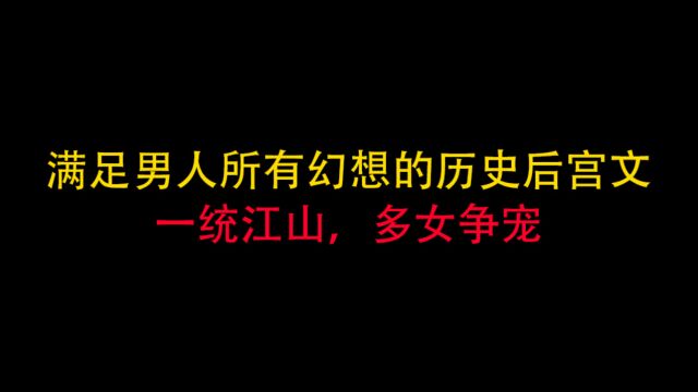 四本满足男人所有幻想的历史后宫文推荐,一统江山,多女争宠