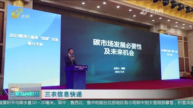 2023黄河三角洲双碳发展推介会举行,探索碳减排等领域发展新路径