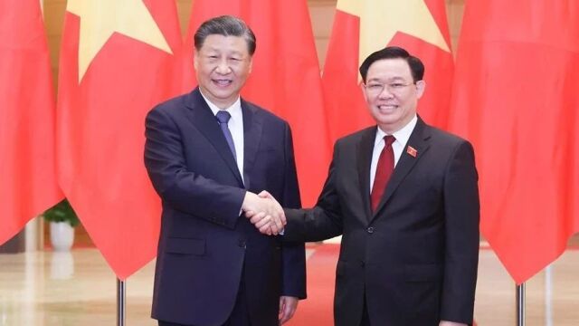 习近平会见越南国会主席王庭惠