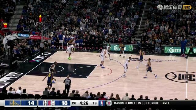 2023/24赛季NBA常规赛：勇士 VS 快船 全场回放