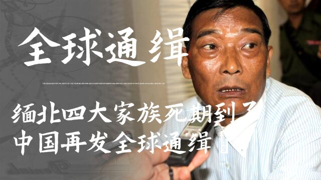 缅北“明氏家族”覆灭后,四大家族死期也到了,中国再发全球通缉