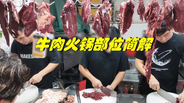 简化理解潮汕牛肉火锅的部位